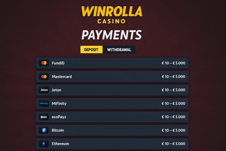 Willkommen bei Winrolla Casino: Spielautomaten und mehr in Deutschland